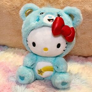 Hello Kitty care bear collab stuffy